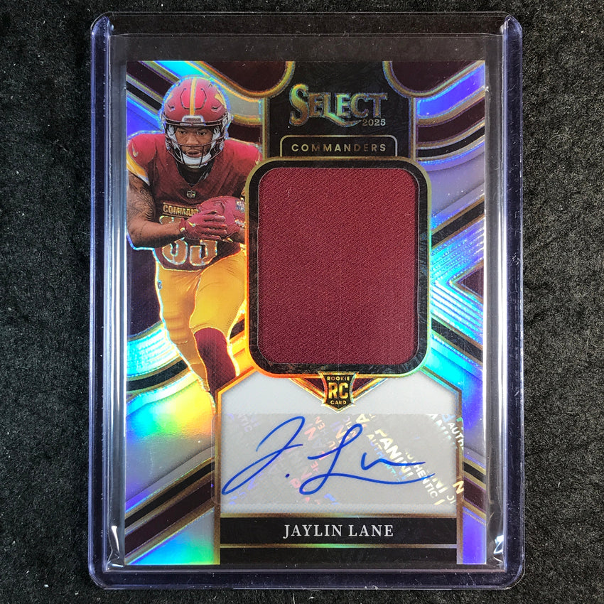 2025 Select Football JAYLIN LANE Jumbo Rookie Signature Swatches 9/249