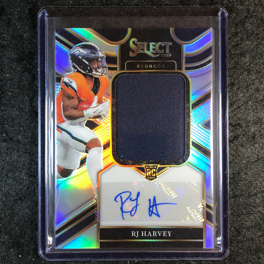2025 Select Football RJ HARVEY Jumbo Rookie Signature Swatches 197/249