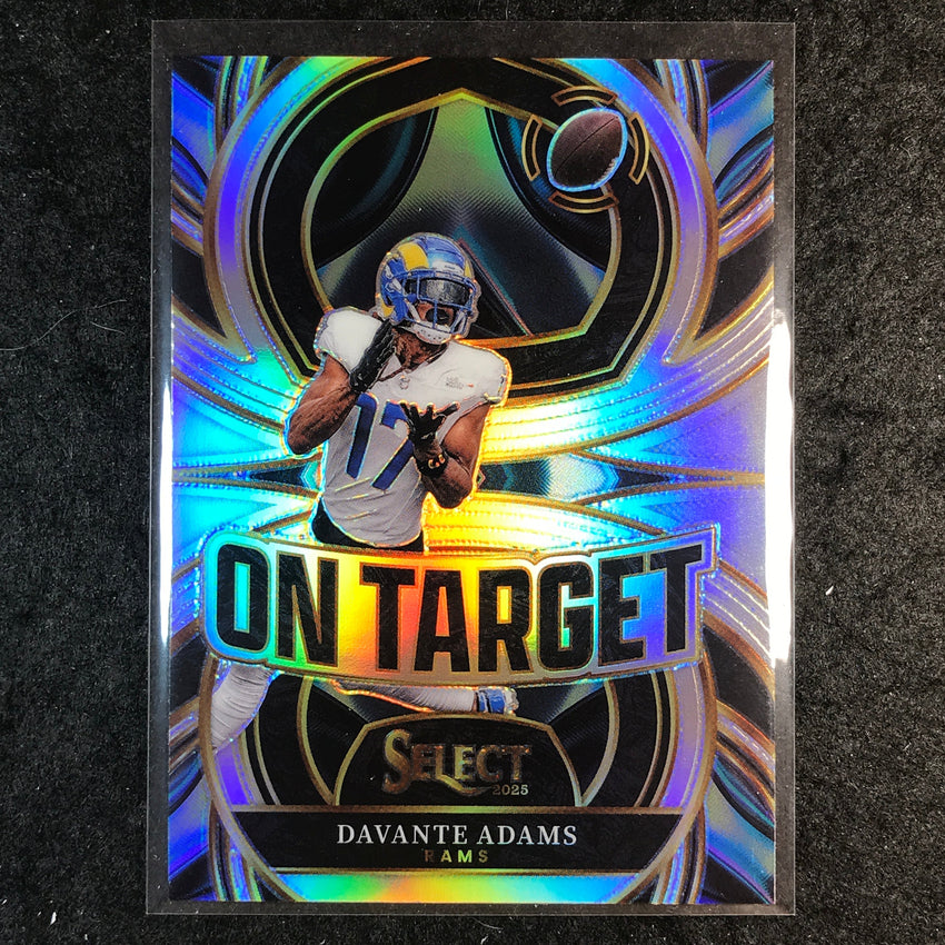 2025 Select Football DAVANTE ADAMS On Target Silver #18