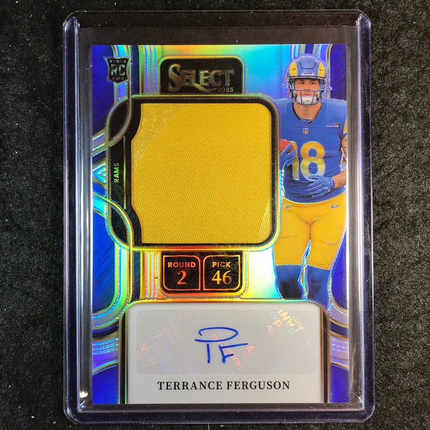 2025 Select TERRANCE FERGUSON Prime Selections Rookie Jersey Auto 80/199