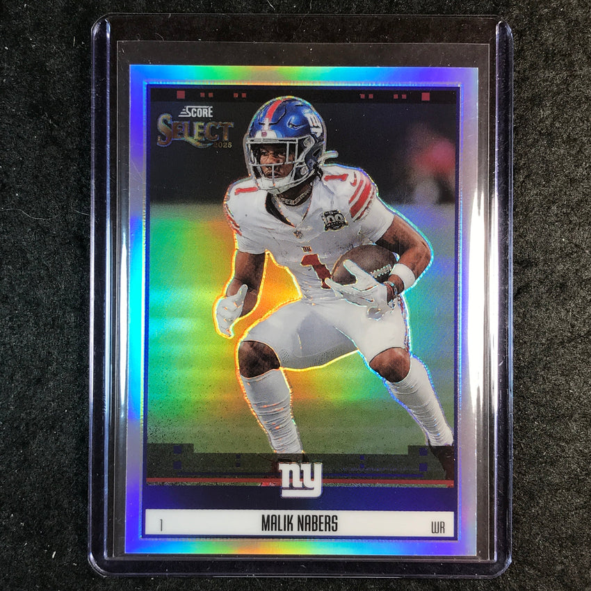 2025 Select Football MALIK NABERS Score Select Throwback Silver #9