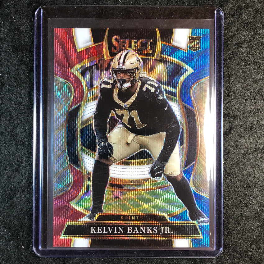 2025 Select Football KELVIN BANKS JR. Rookie Concourse Tri-Color 302/399 #42