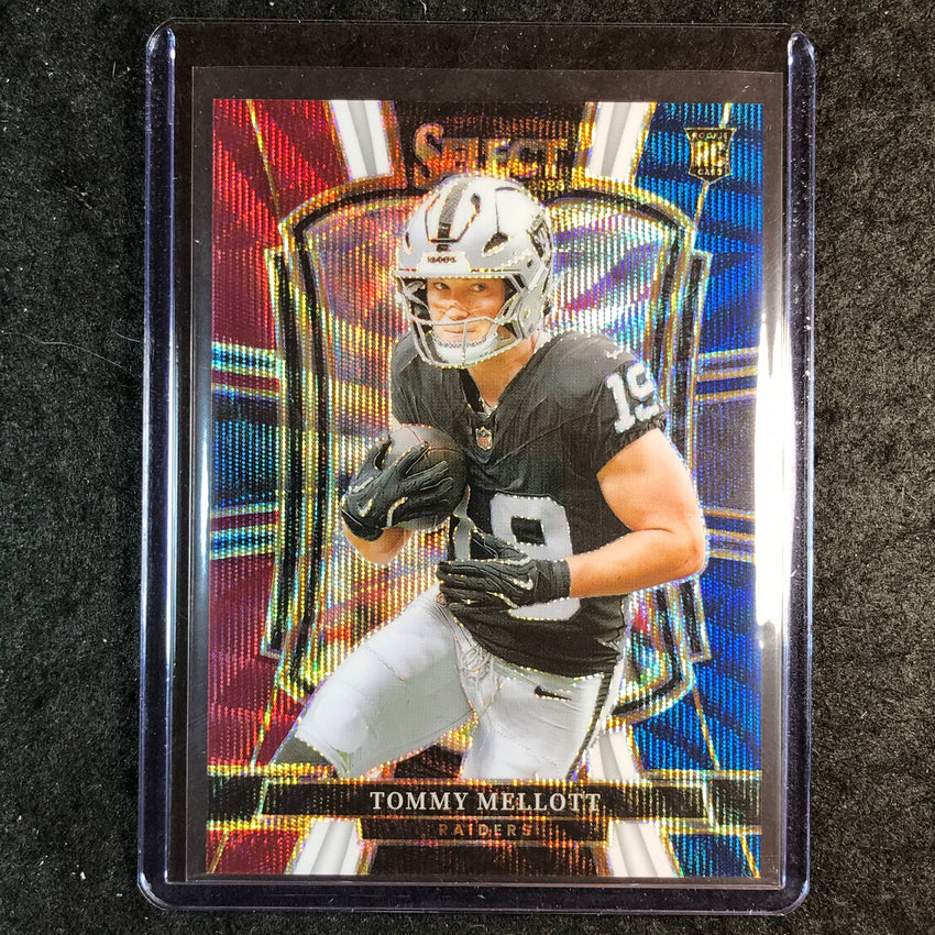 2025 Select Football TOMMY MELLOTT Rookie Premier Level Tri-Color 124/299 #106