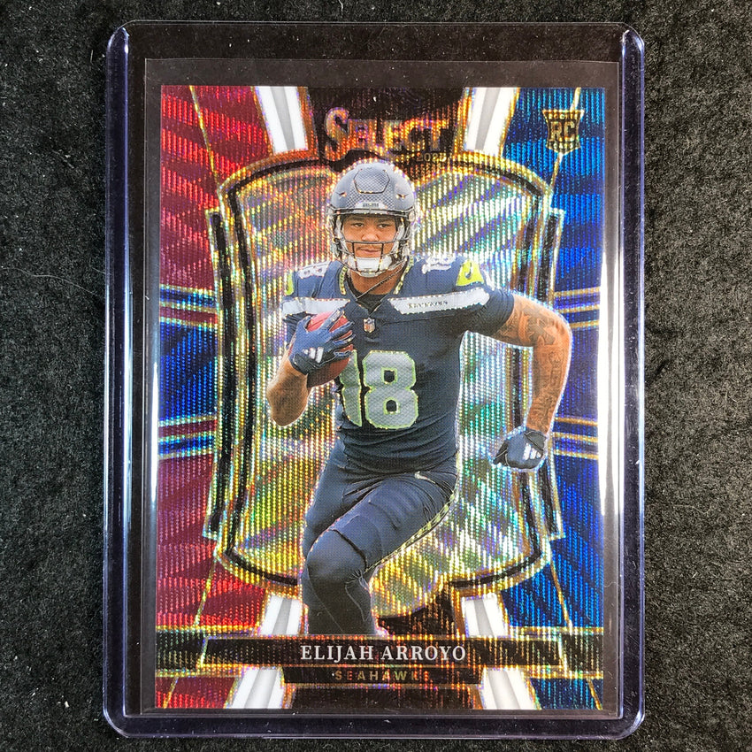 2025 Select Football ELIJAH ARROYO Rookie Premier Level Tri-Color 72/299 #114