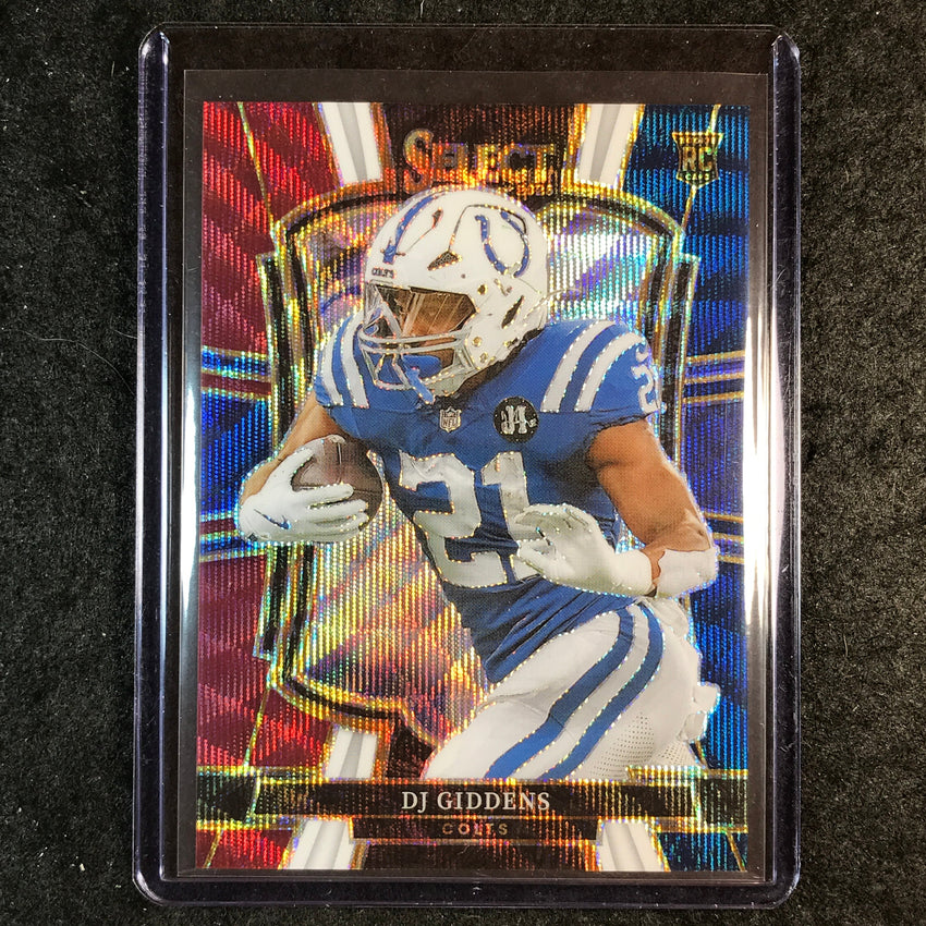 2025 Select Football DJ GIDDENS Rookie Premier Level Tri-Color 89/299 #131