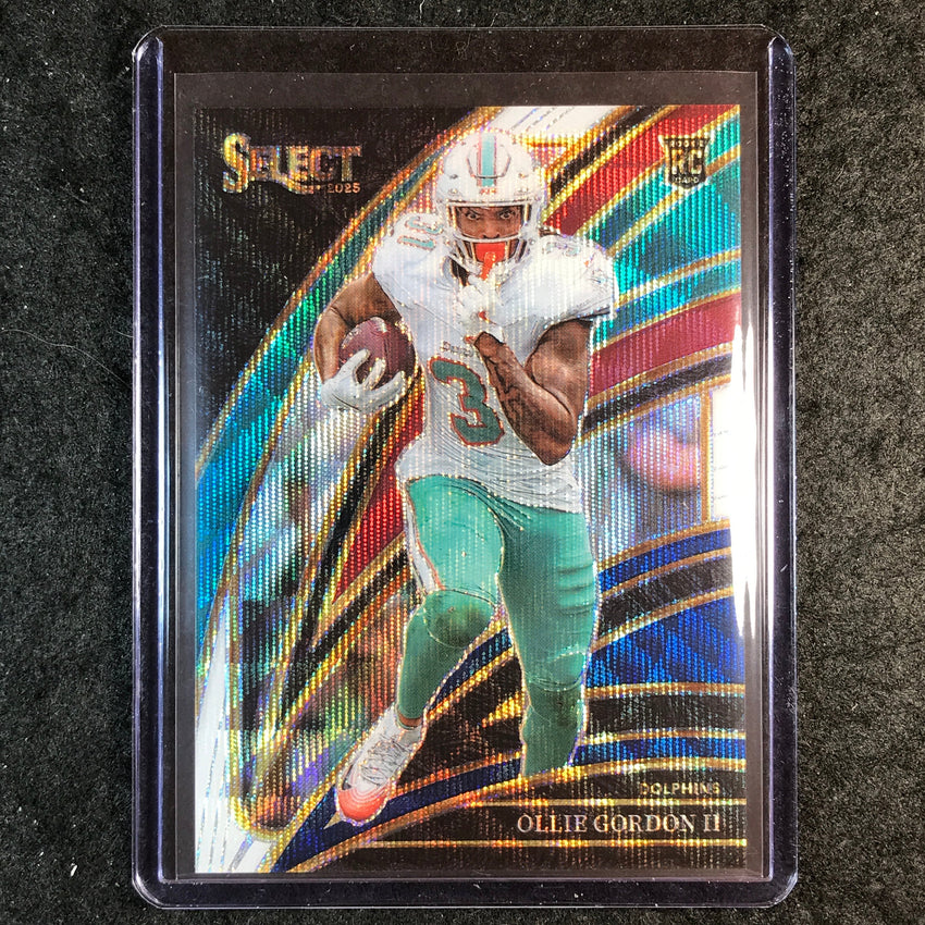 2025 Select Football OLLIE GORDON II Rookie Club Level Tri-Color 197/249 #281
