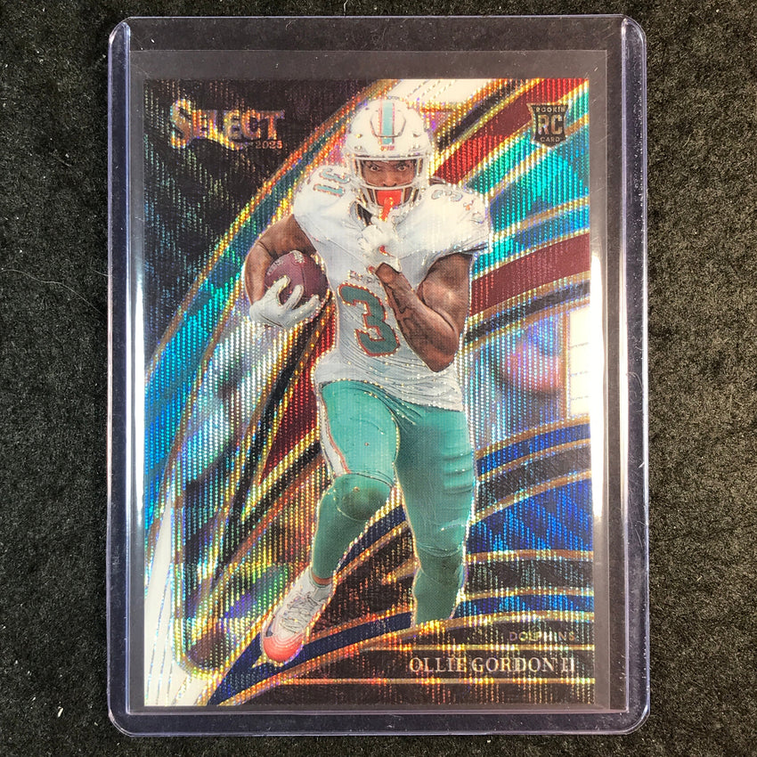 2025 Select Football OLLIE GORDON II Rookie Club Level Tri-Color 76/249 #281