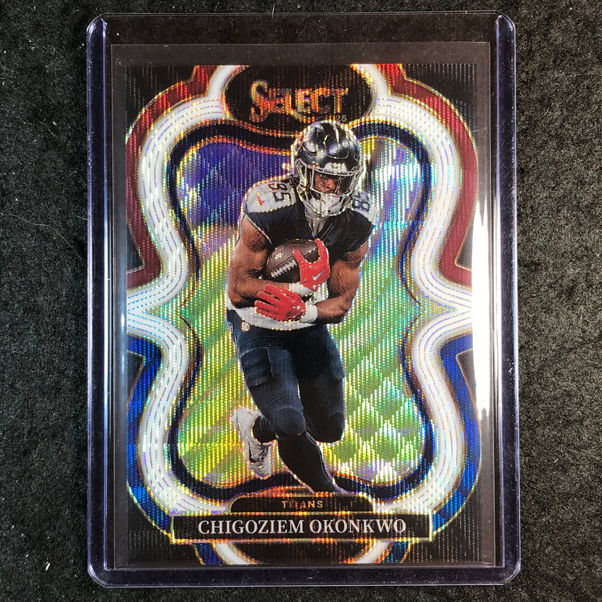 2025 Select Football CHIGOZIEM OKONKWO Suite Level Tri-Color 140/199 #325