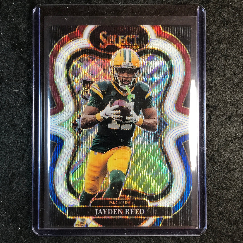 2025 Select Football JAYDEN REED Suite Level Tri-Color 129/199 #366