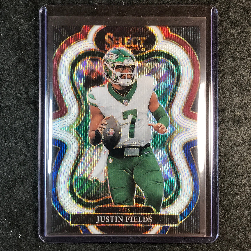 2025 Select Football JUSTIN FIELDS Suite Level Tri-Color 196/199 #375