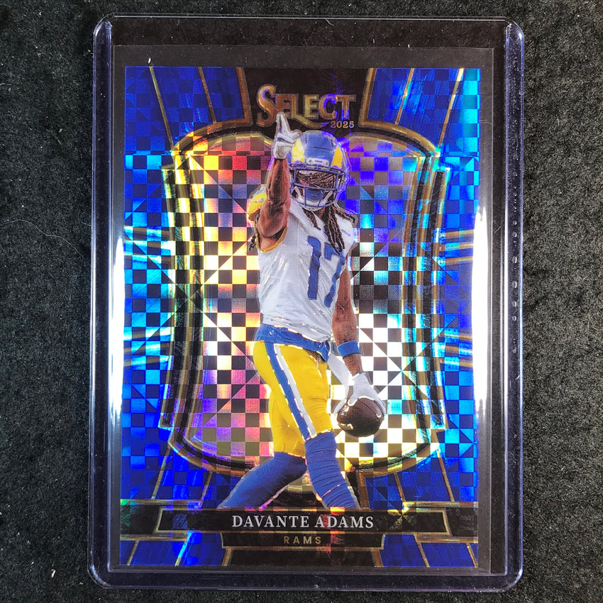 2025 Select Football DAVANTE ADAMS Premier Level Blue 56/175 #120