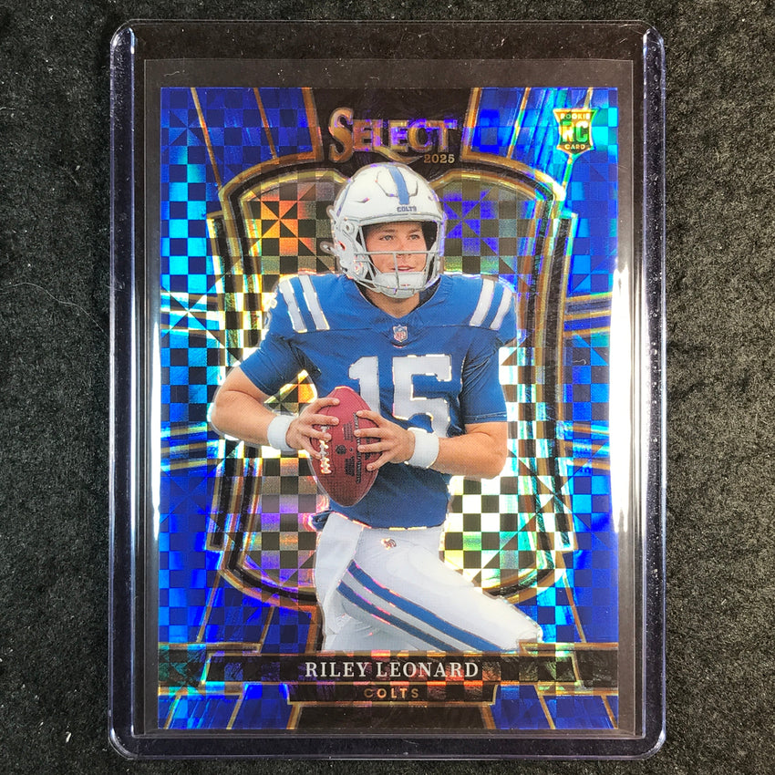 2025 Select Football RILEY LEONARD Rookie Premier Level Blue 122/175 #133