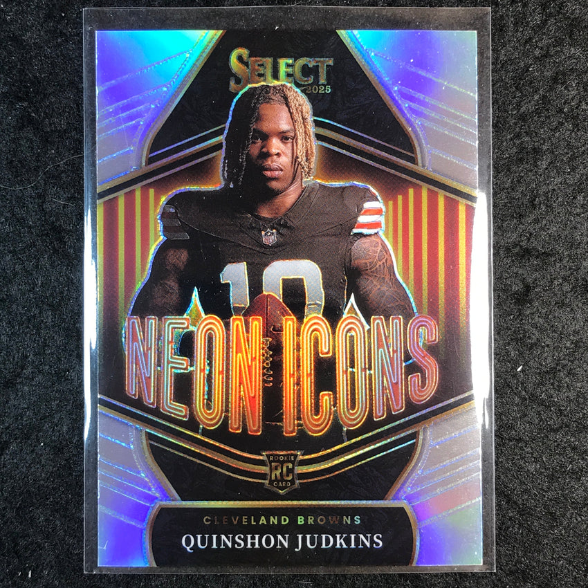 2025 Select Football QUINSHON JUDKINS Neon Icons Rookie Silver #4