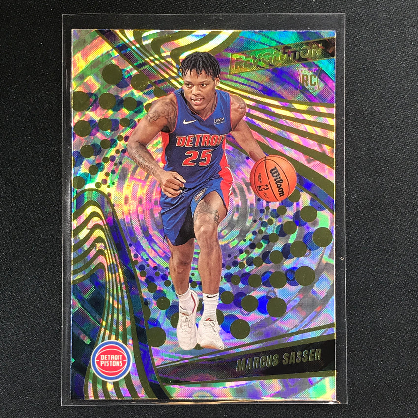 2023-24 Revolution Marcus Sasser Rookie Base Fractal #126