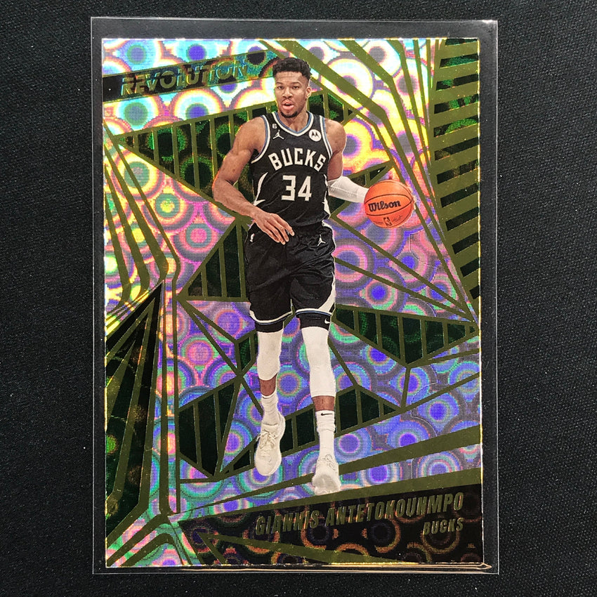 2023-24 Revolution Giannis Antetokounmpo Base Groove No 22
