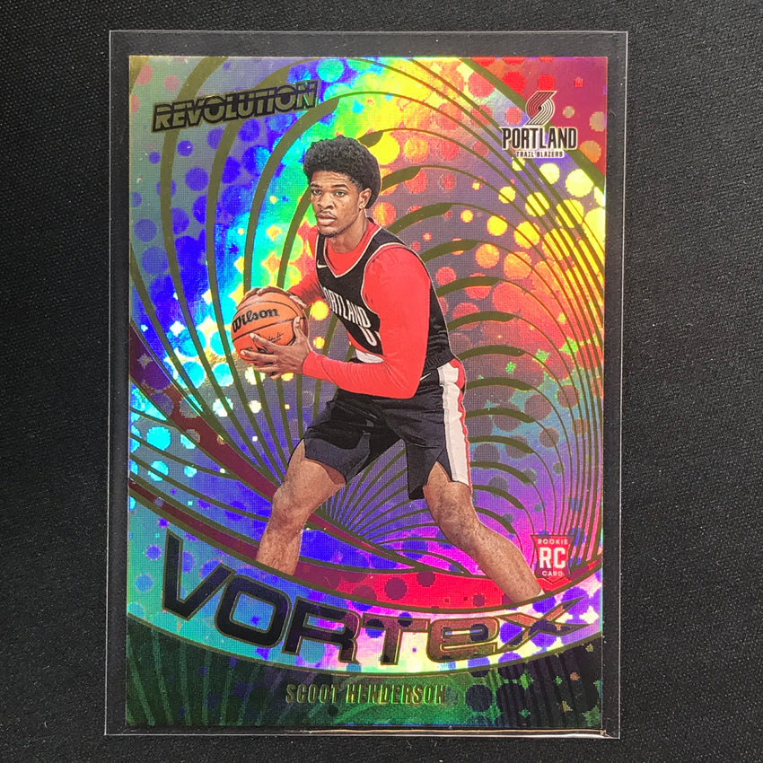 2023-24 Revolution Scoot Henderson Vortex Rookie Base #9