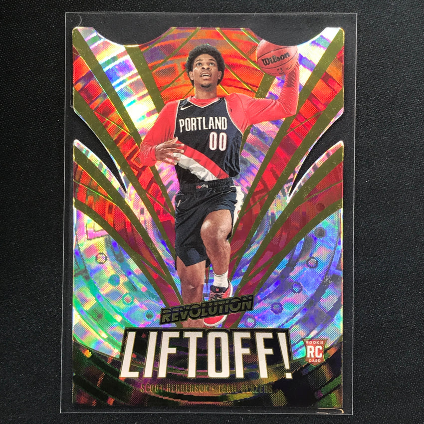 2023-24 Revolution Scoot Henderson Liftoff Rookie Fractal No 7