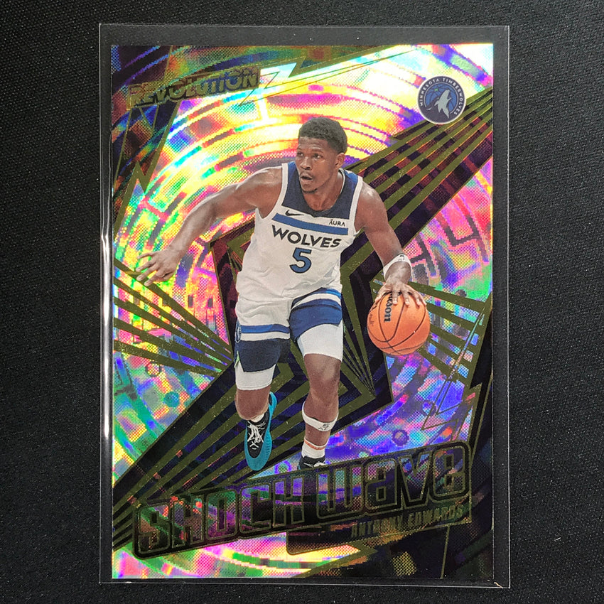 2023-24 Revolution Anthony Edwards Shock Wave Fractal No 8