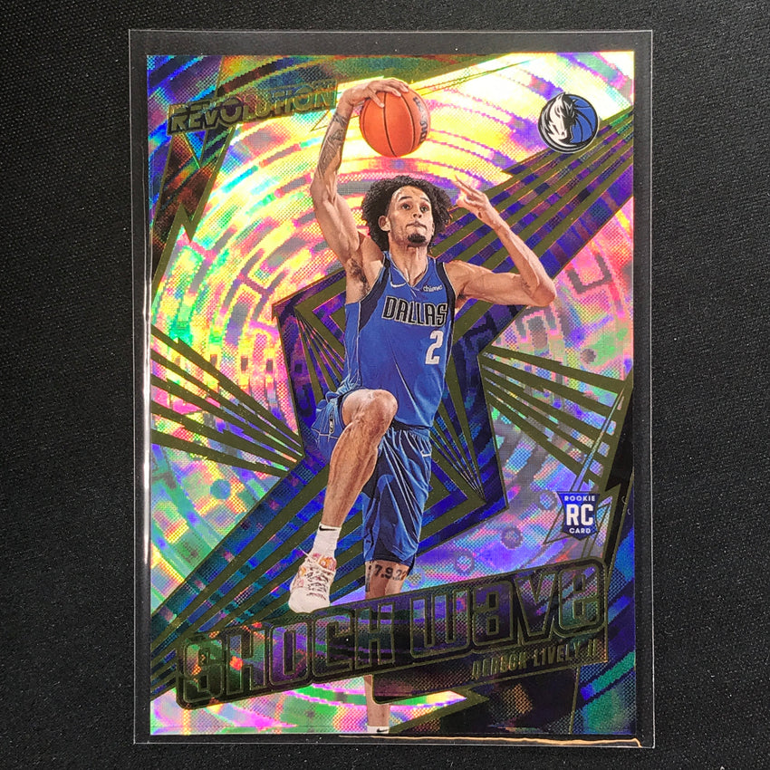 2023-24 Revolution Dereck Lively Ii Shock Wave Rookie Fractal No 11