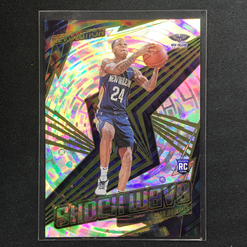 2023-24 Revolution Jordan Hawkins Shock Wave Rookie Fractal #19