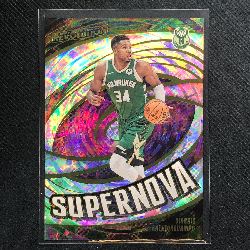2023-24 Revolution Giannis Antetokounmpo Supernova Fractal #3