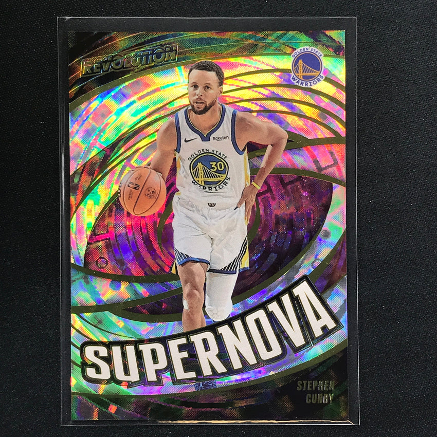 2023-24 Revolution Stephen Curry Supernova Fractal No 4