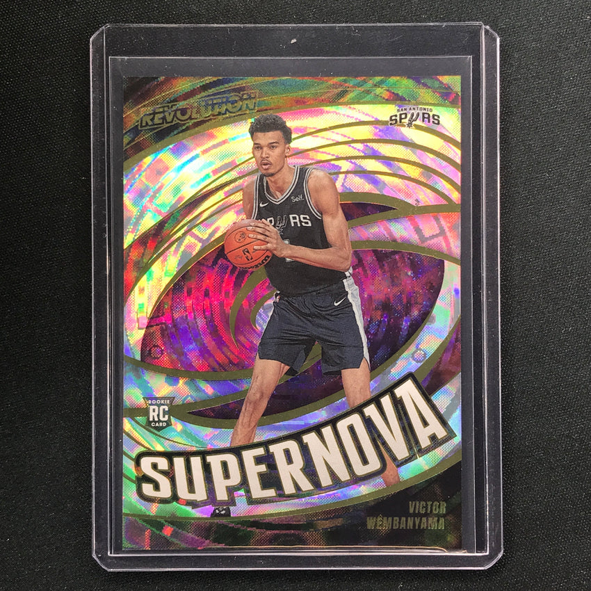 2023-24 Revolution Victor Wembanyama Supernova Rookie Fractal #6
