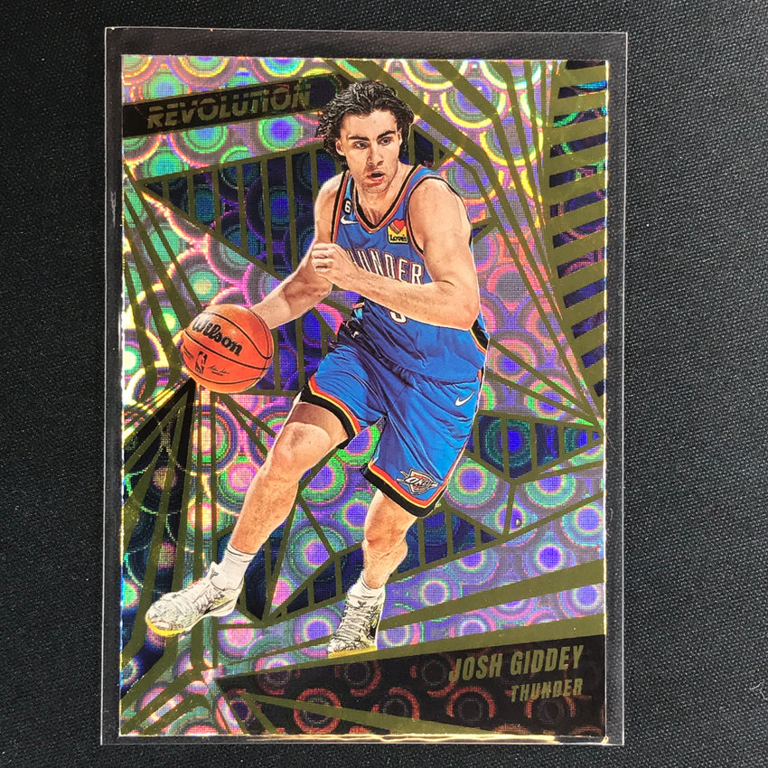 2023-24 Revolution Josh Giddey Base Groove No 39