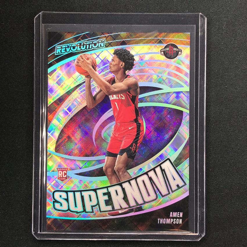 2023-24 Revolution Amen Thompson Supernova Rookie Cosmic 23/99 #7