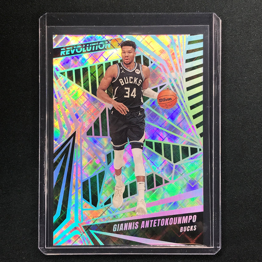 2023-24 Revolution GIANNIS ANTETOKOUNMPO Base Cosmic 43/99 #22