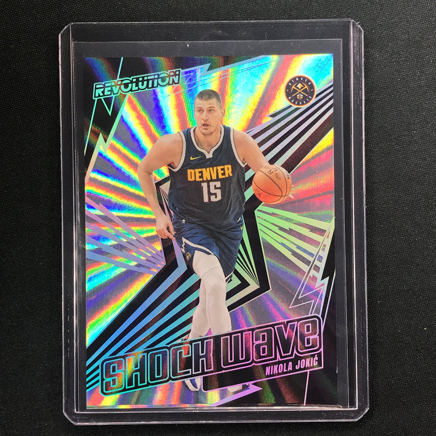 2023-24 Revolution Nikola Jokic Shock Wave Sunburst 49/75 No 2