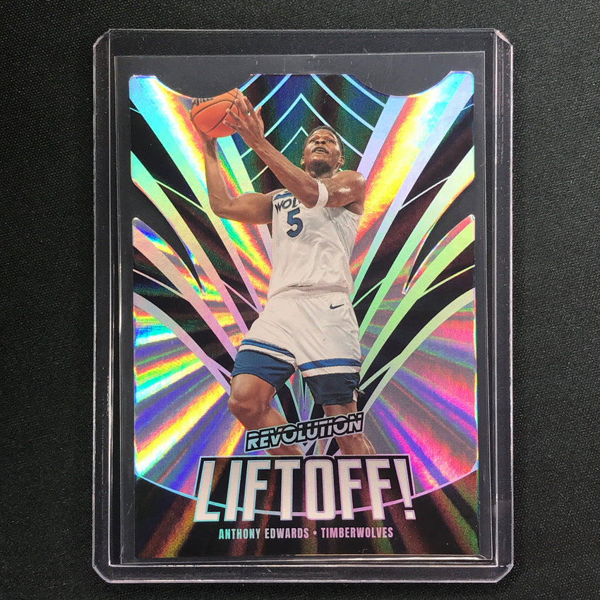 2023-24 Revolution Anthony Edwards Liftoff Sunburst 43/75 No 2