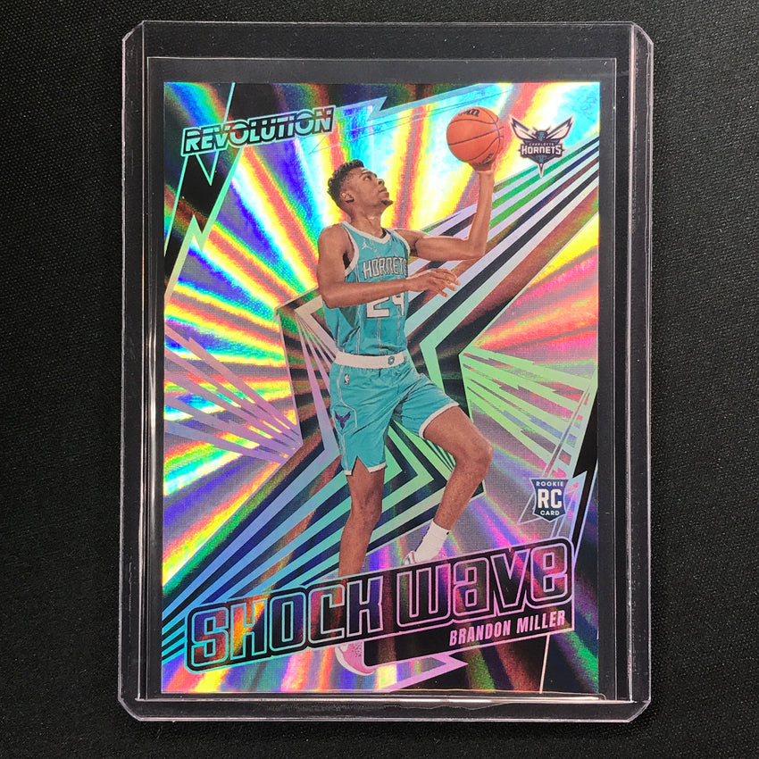 2023-24 Revolution Brandon Miller Shock Wave Rookie Sunburst 35/75 No 9