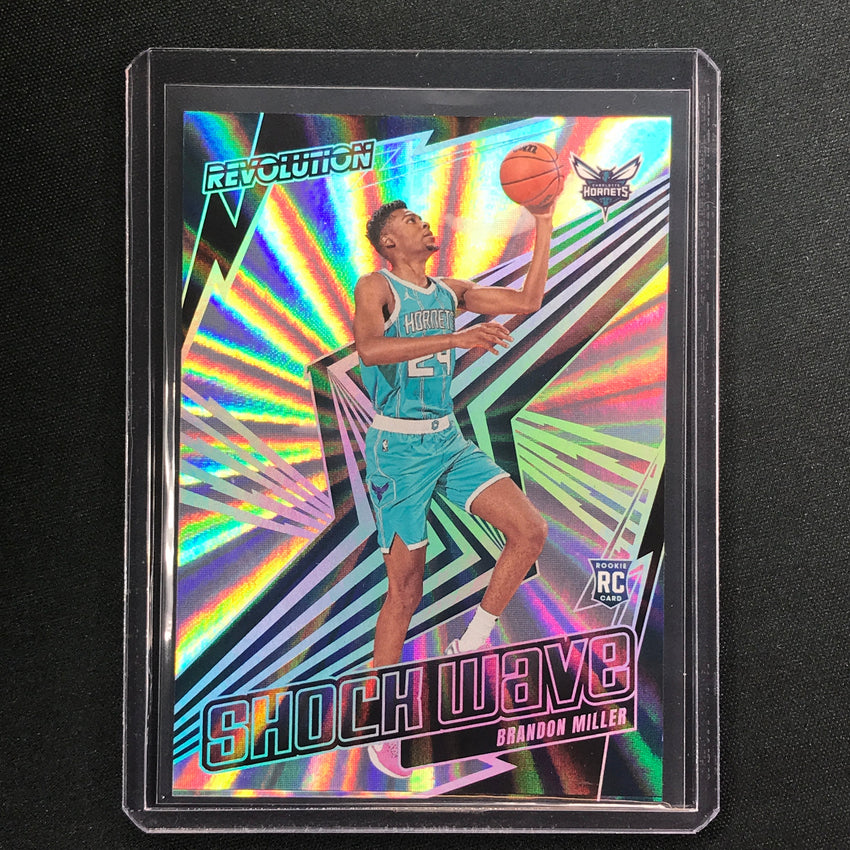 2023-24 Revolution Brandon Miller Shock Wave Rookie Sunburst 16/75 No 9