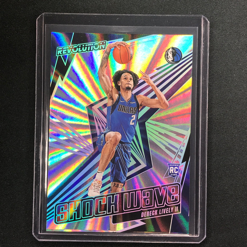 2023-24 Revolution Dereck Lively Ii Shock Wave Rookie Sunburst 40/75 No 11