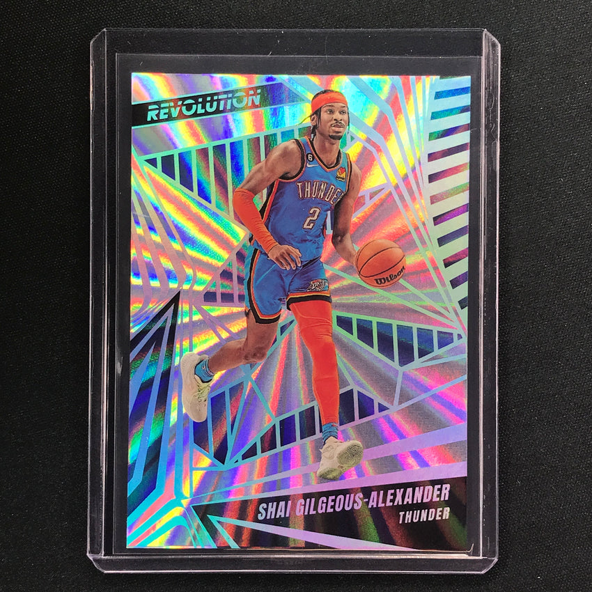 2023-24 Revolution Shai Gilgeous-alexander Base Sunburst 49/75 No 76