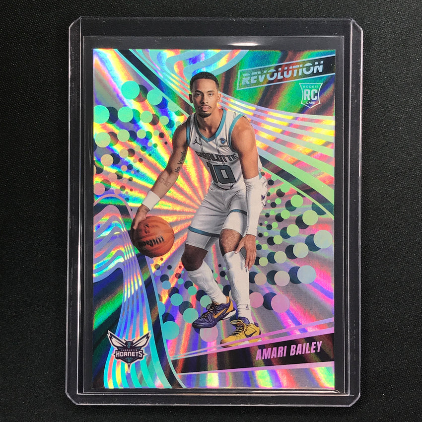 2023-24 Revolution Amari Bailey Rookie Base Sunburst 70/75 #145