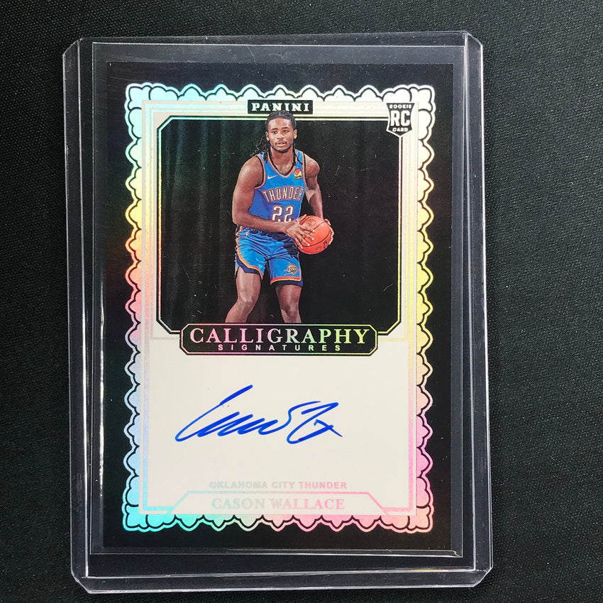 2023-24 Revolution Cason Wallace Calligraphy Signatures Rookie Auto #Cwl