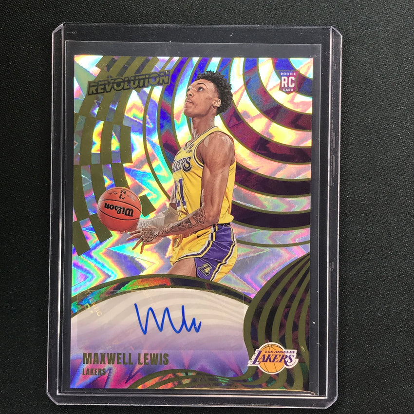 2023-24 Revolution Maxwell Lewis Rookie Auto Fractal 11/100