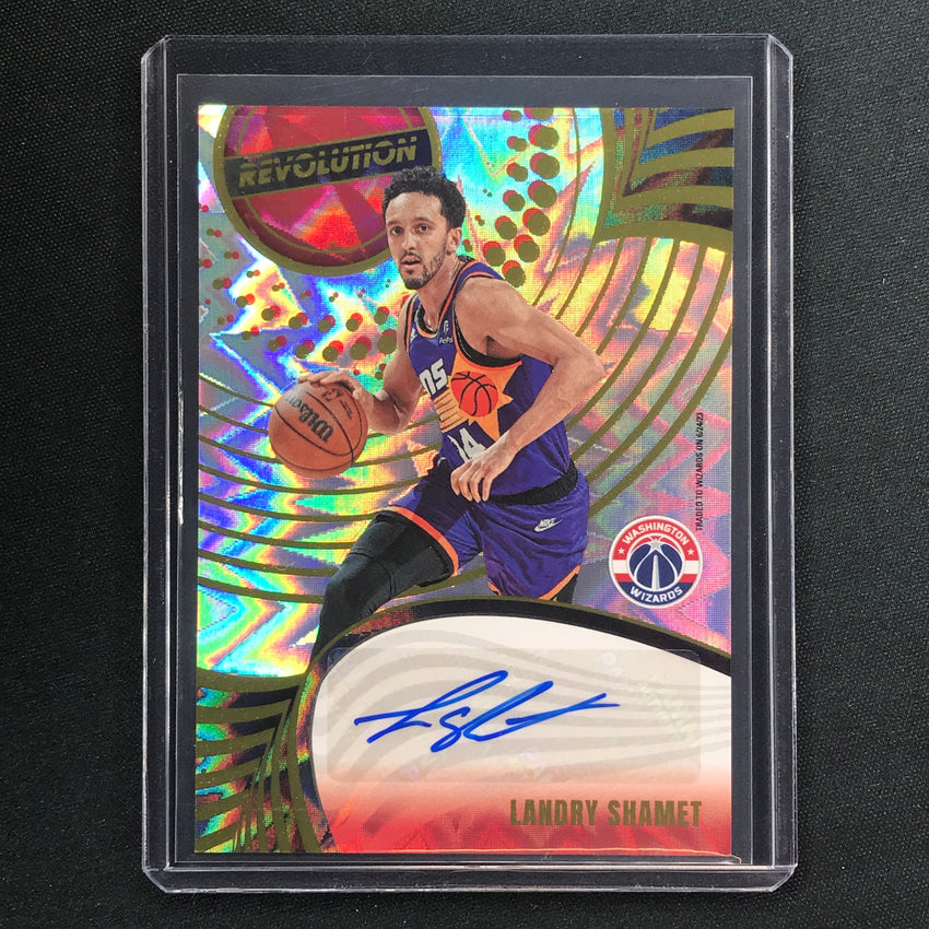 2023-24 Revolution Landry Shamet Autographs Fractal 56/75