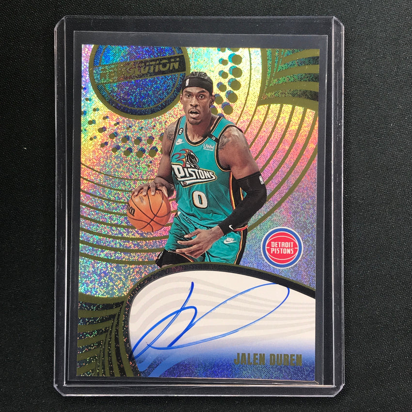 2023-24 Revolution Jalen Duren Autographs Base No Jdd