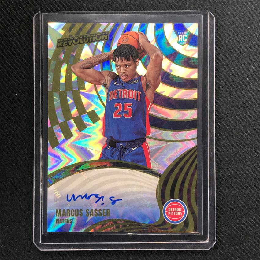 2023-24 Revolution Marcus Sasser Rookie Auto Fractal 72/100