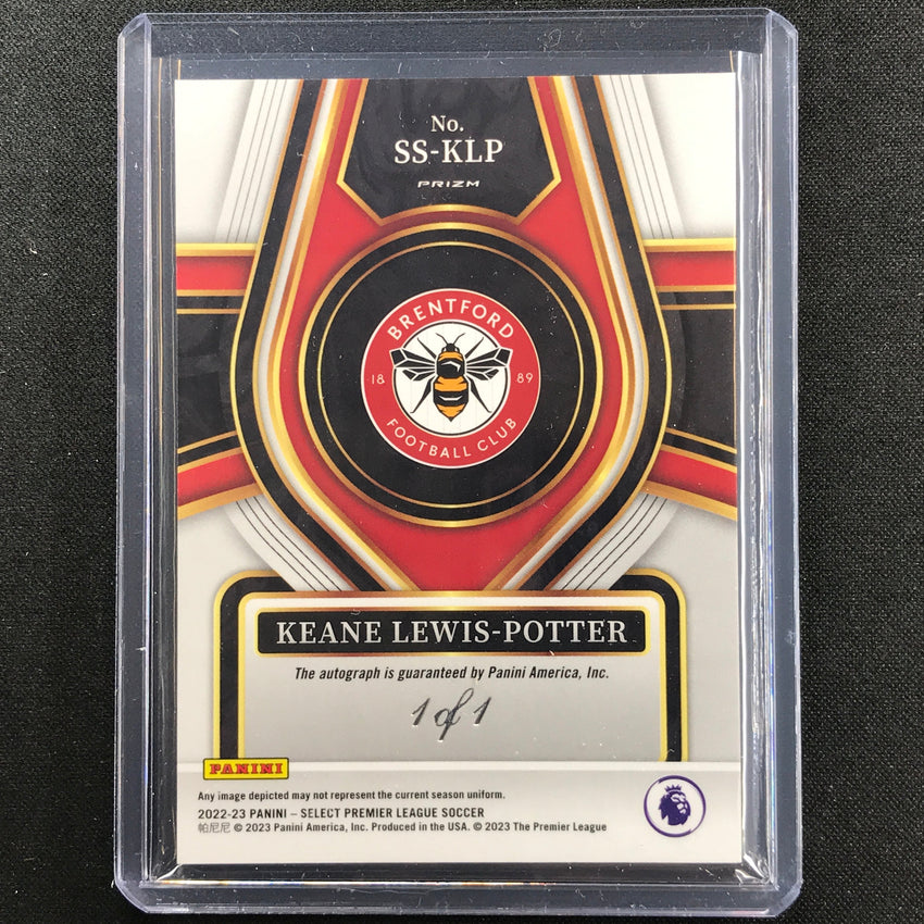 2022-23 Select Epl Keane Lewis-potter Signatures Rookie Auto Black Prizm 1/1