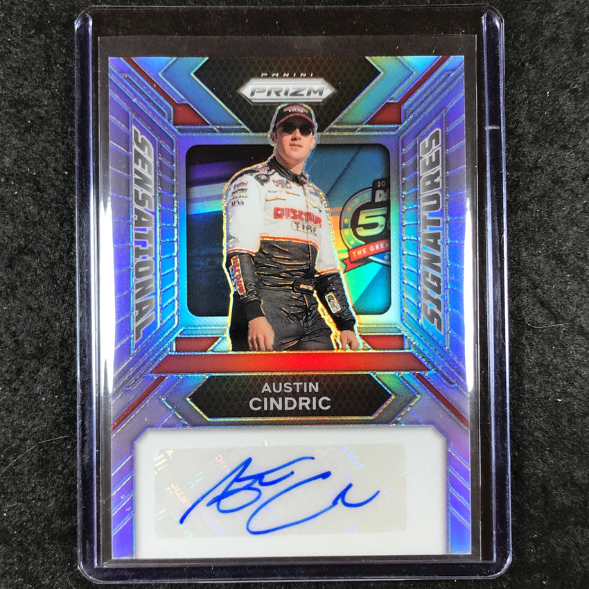 2024 Prizm NASCAR Racing AUSTIN CINDRIC Sensational Signatures Auto Silver #ACC