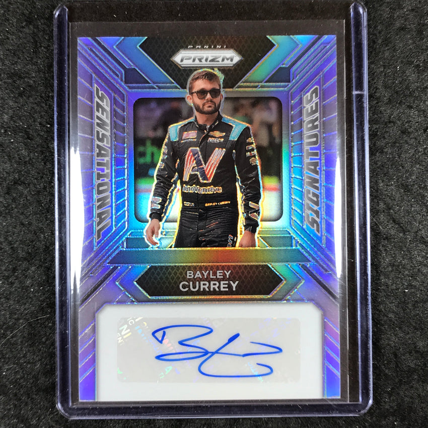 2024 Prizm NASCAR Racing BAYLEY CURREY Sensational Signatures Auto Silver #BCY