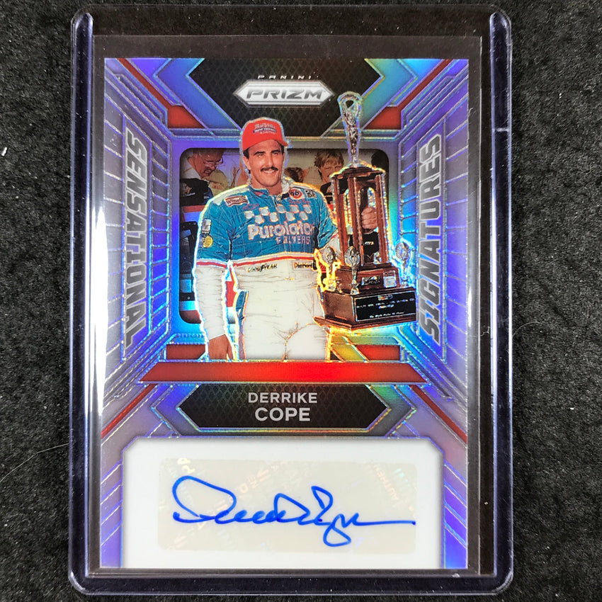 2024 Prizm NASCAR Racing DERRIKE COPE Sensational Signatures Auto Silver #DCE