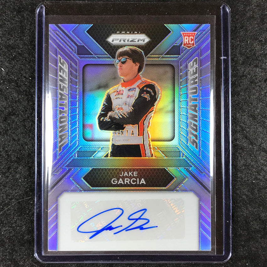 2024 Prizm NASCAR Racing JAKE GARCIA Sensational Signatures Rookie Auto #JGA