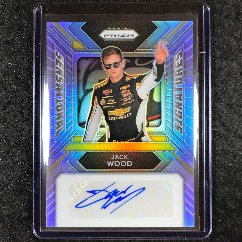 2024 Prizm NASCAR Racing JACK WOOD Sensational Signatures Auto Silver #JWD