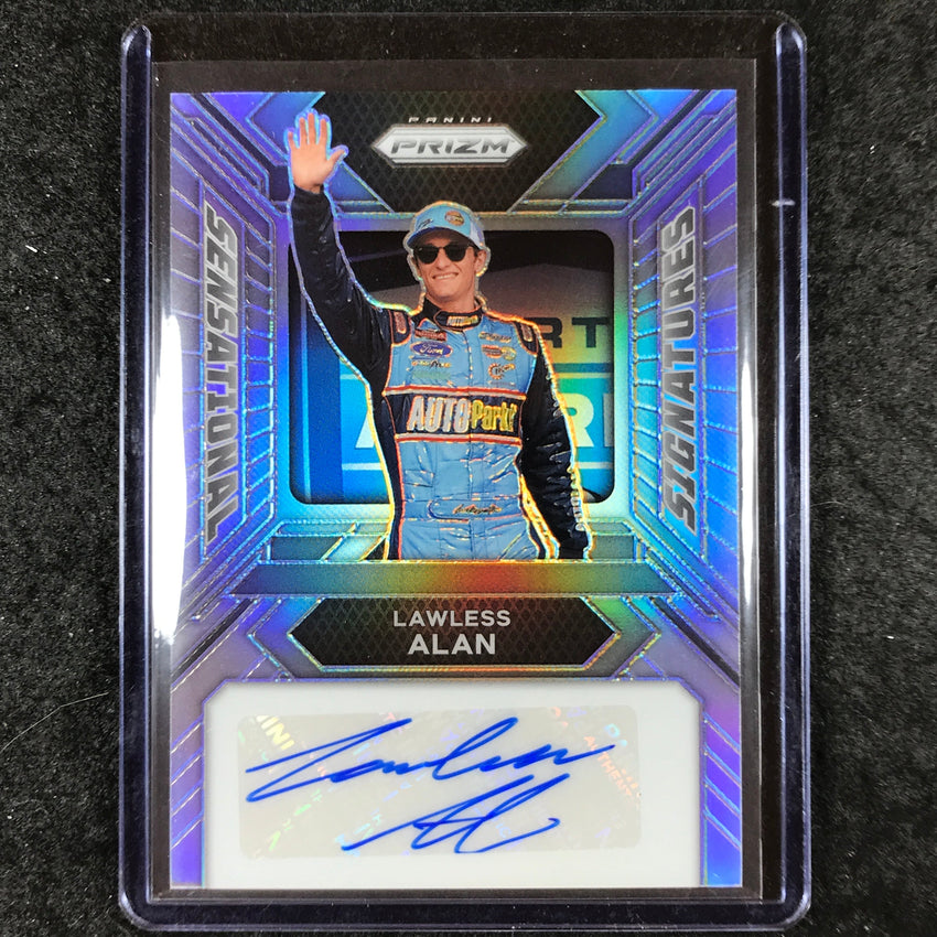 2024 Prizm NASCAR Racing LAWLESS ALAN Sensational Signatures Auto Silver #LAN