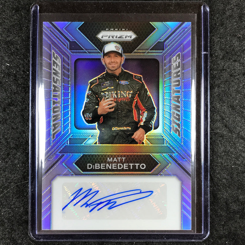 2024 Prizm NASCAR Racing MATT DIBENEDETTO Sensational Signatures Auto #MDO